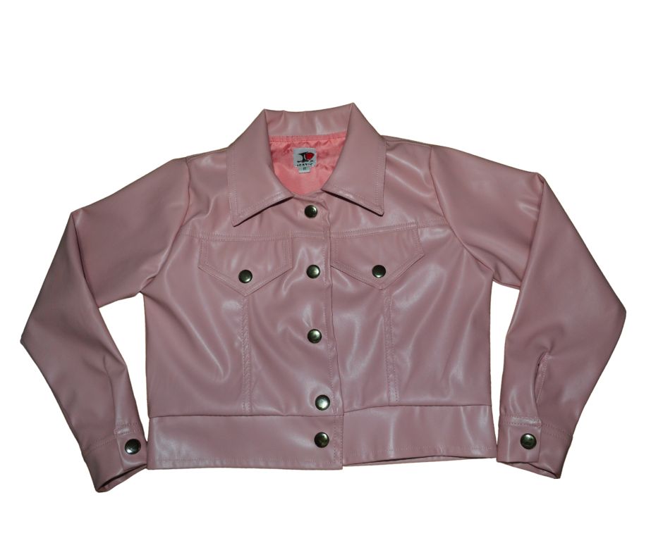Chaqueta Vaquera Rosada de Cuerina
